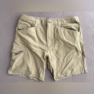 Men’s Patagonia Quandary Khaki Shorts 36 Quick Dry Hiking